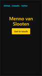 Mobile Screenshot of mennovanslooten.nl